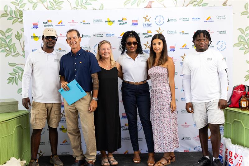 Oliver Solanas Heinrichs, MD Viking Explorers; Zara Tremlett, marina manager; Carlota Texeira, PR Viking Explorers and Marina Staff photo copyright Viking Explorers Rally taken at  and featuring the Cruising Yacht class