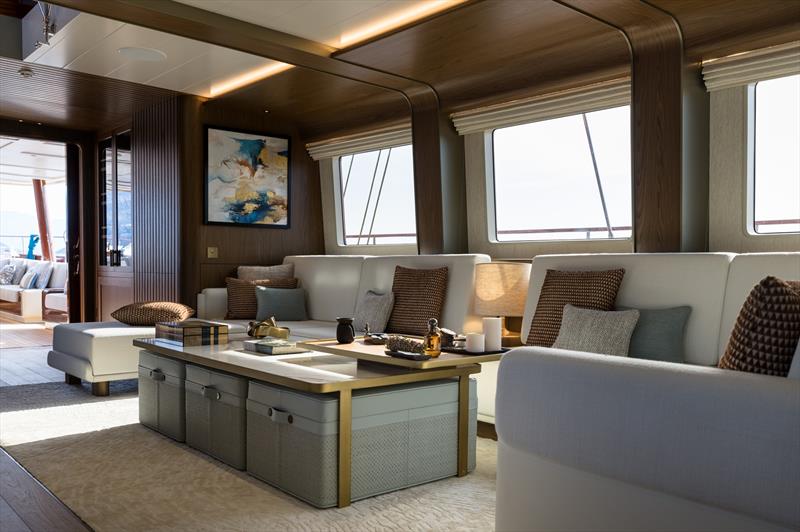 62m flagship SIMENA photo copyright Jeff Brown taken at  and featuring the Cruising Yacht class