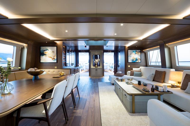 62m flagship SIMENA photo copyright Jeff Brown taken at  and featuring the Cruising Yacht class
