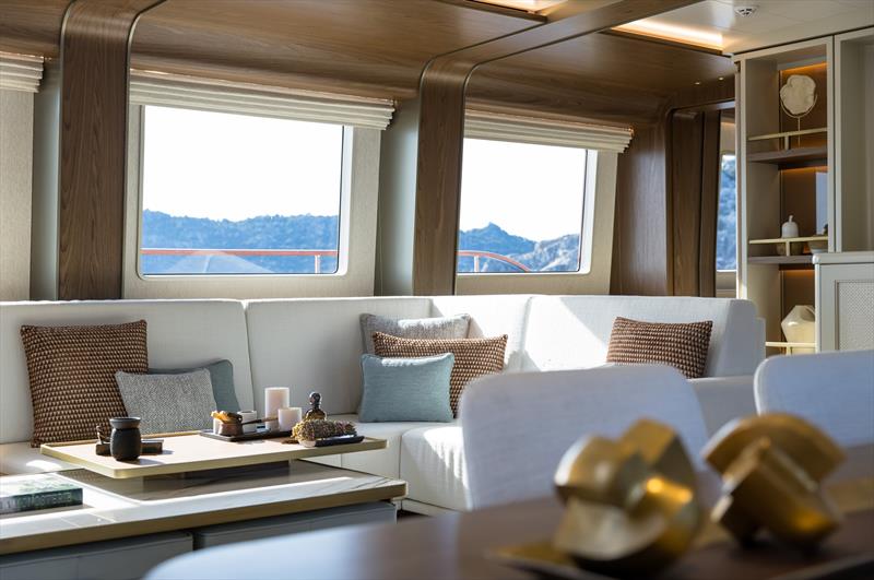 62m flagship SIMENA photo copyright Jeff Brown taken at  and featuring the Cruising Yacht class
