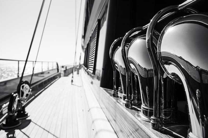 62m flagship SIMENA photo copyright Jeff Brown taken at  and featuring the Cruising Yacht class