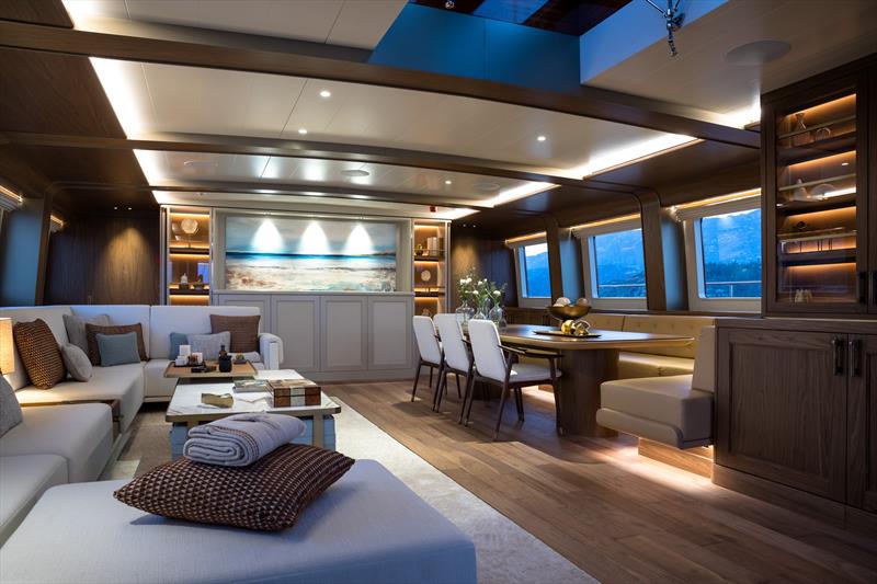 62m flagship SIMENA photo copyright Jeff Brown taken at  and featuring the Cruising Yacht class