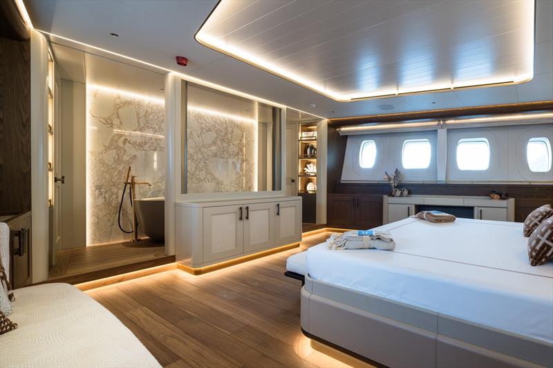 62m flagship SIMENA photo copyright Jeff Brown taken at  and featuring the Cruising Yacht class