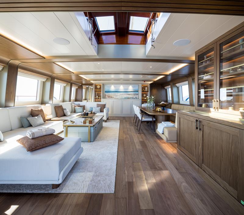 62m flagship SIMENA photo copyright Jeff Brown taken at  and featuring the Cruising Yacht class
