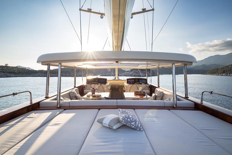 62m flagship SIMENA photo copyright Jeff Brown taken at  and featuring the Cruising Yacht class