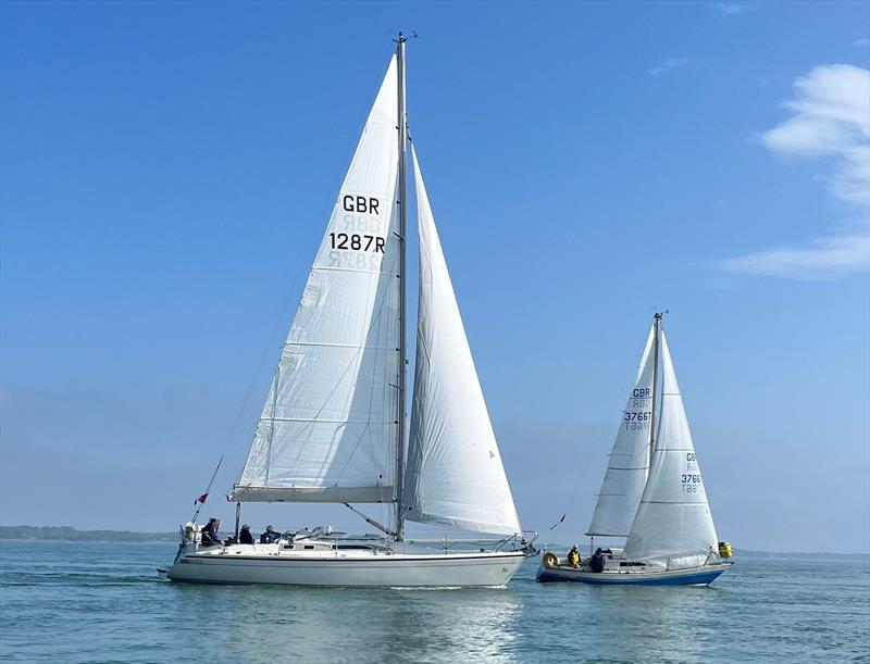 LTSC Hamble Scramble Race 2026 photo copyright Pat Stables taken at Lymington Town Sailing Club and featuring the Cruising Yacht class