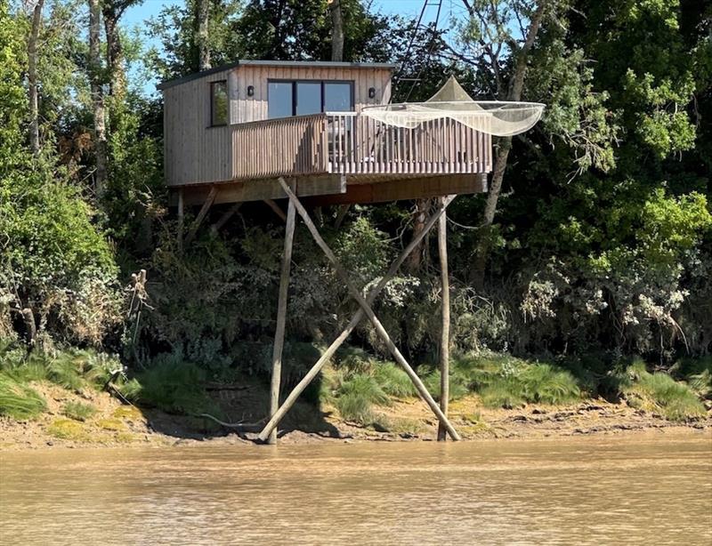 Fishing Huts with Nets on the Garonne River - photo © SV Red Roo
