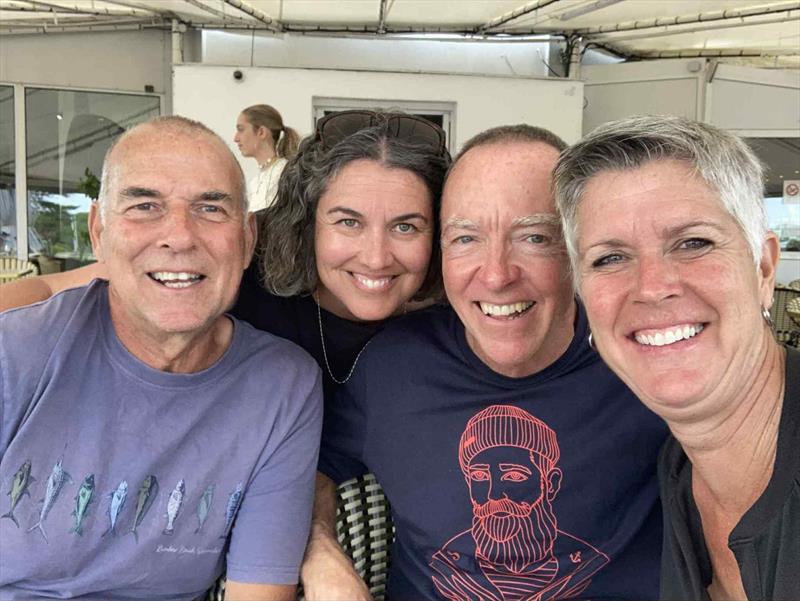 Red Roo & Caffe Latte Crews – Phil, Maree, Jean & Yolene - photo © SV Red Roo