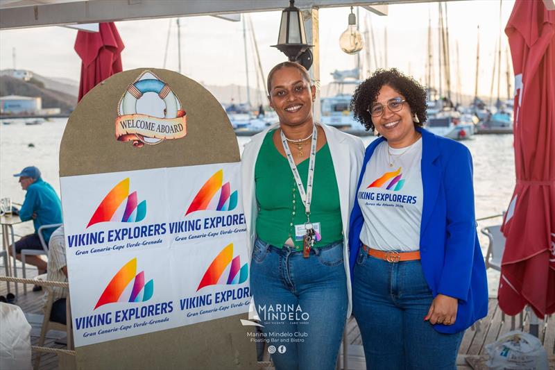 Jackie Gomes and Ivanice Estevao, staff of Marina Mindelo - photo © Viking Explorers Rally