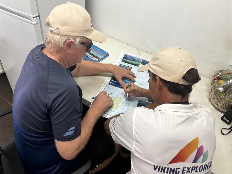 Oliver Solanas Heinrichs assisting participants photo copyright Viking Explorers taken at  and featuring the Cruising Yacht class
