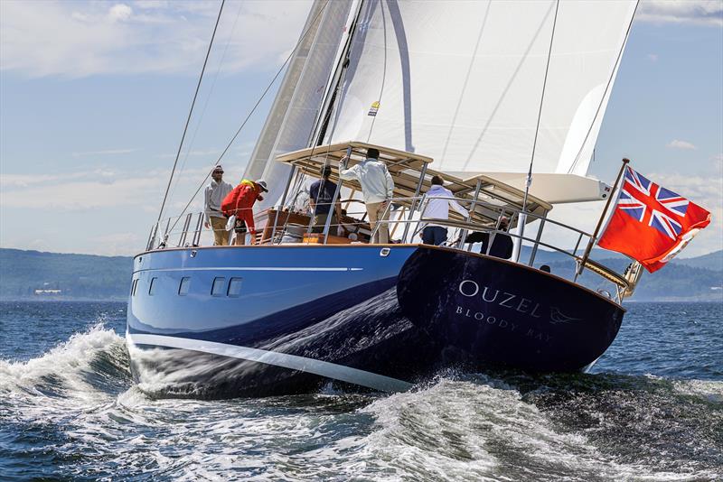 During technical sailing trials, Ouzel's crew included several specialists - photo © Tyler Fields