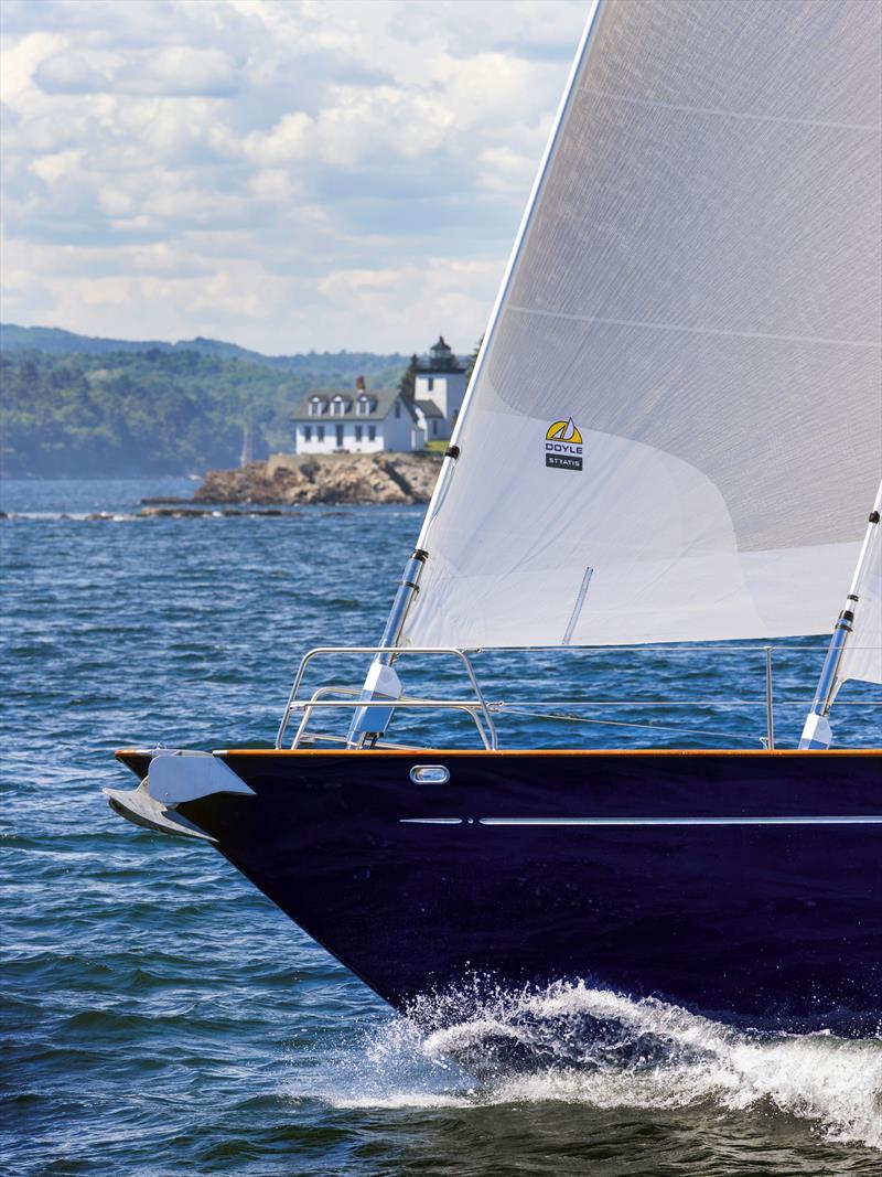 Ouzel, sailing during June sea trials in Penobscot Bay, Maine photo copyright Tyler Fields taken at  and featuring the Cruising Yacht class