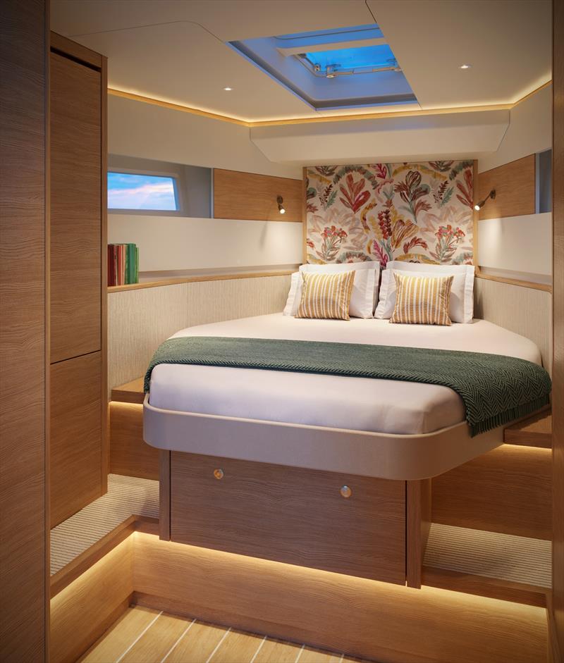 Oyster 515 - Forward cabin photo copyright Oyster Yachts taken at  and featuring the Cruising Yacht class