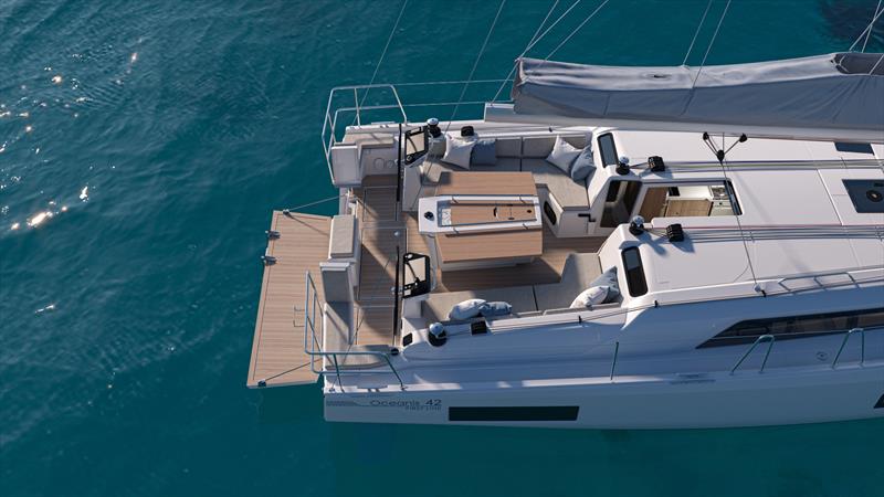 Oceanis 42 renderings photo copyright Beneteau Asia Pacific taken at  and featuring the Cruising Yacht class