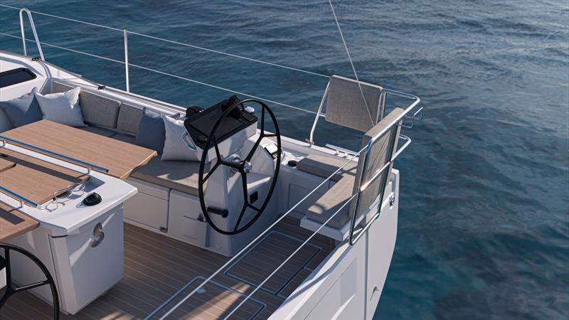 Oceanis 42 renderings photo copyright Beneteau Asia Pacific taken at  and featuring the Cruising Yacht class