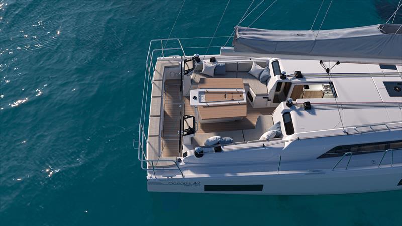 Oceanis 42 renderings photo copyright Beneteau Asia Pacific taken at  and featuring the Cruising Yacht class