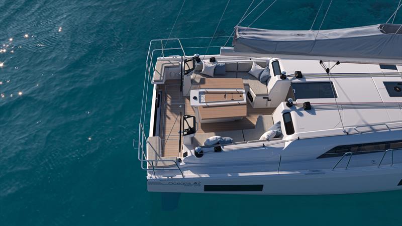 Oceanis 42 renderings photo copyright Beneteau Asia Pacific taken at  and featuring the Cruising Yacht class