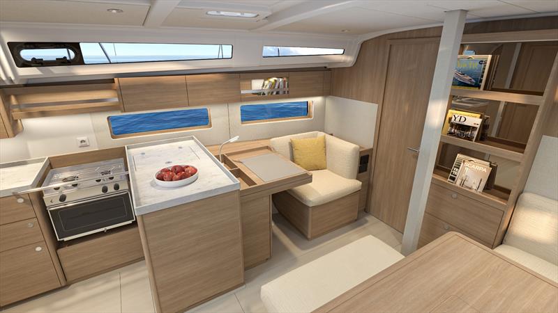 Oceanis 42 renderings - photo © Beneteau Asia Pacific