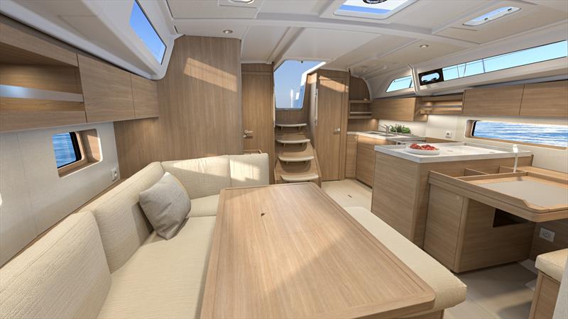 Oceanis 42 renderings - photo © Beneteau Asia Pacific