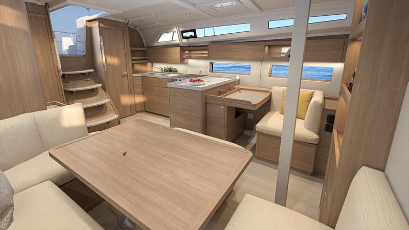 Oceanis 42 renderings - photo © Beneteau Asia Pacific