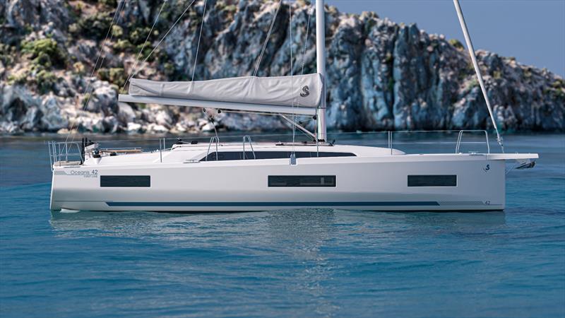 Oceanis 42 renderings - photo © Beneteau Asia Pacific