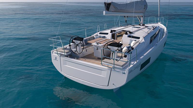 Oceanis 42 renderings photo copyright Beneteau Asia Pacific taken at  and featuring the Cruising Yacht class