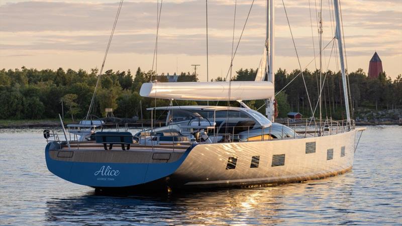 Baltic 121 Alice, a 37-metre all-carbon performance cruiser photo copyright Baltic Yachts taken at  and featuring the Cruising Yacht class