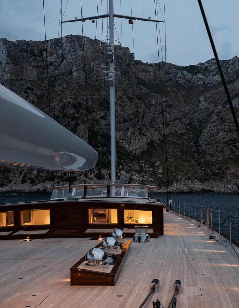 Aquarius at anchor - photo © Royal Huisman