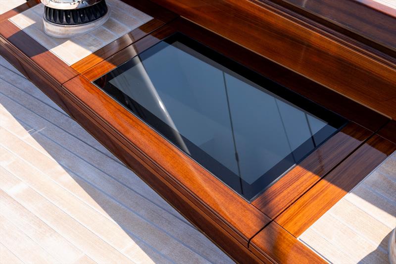 Aquarius deck details - photo © Royal Huisman