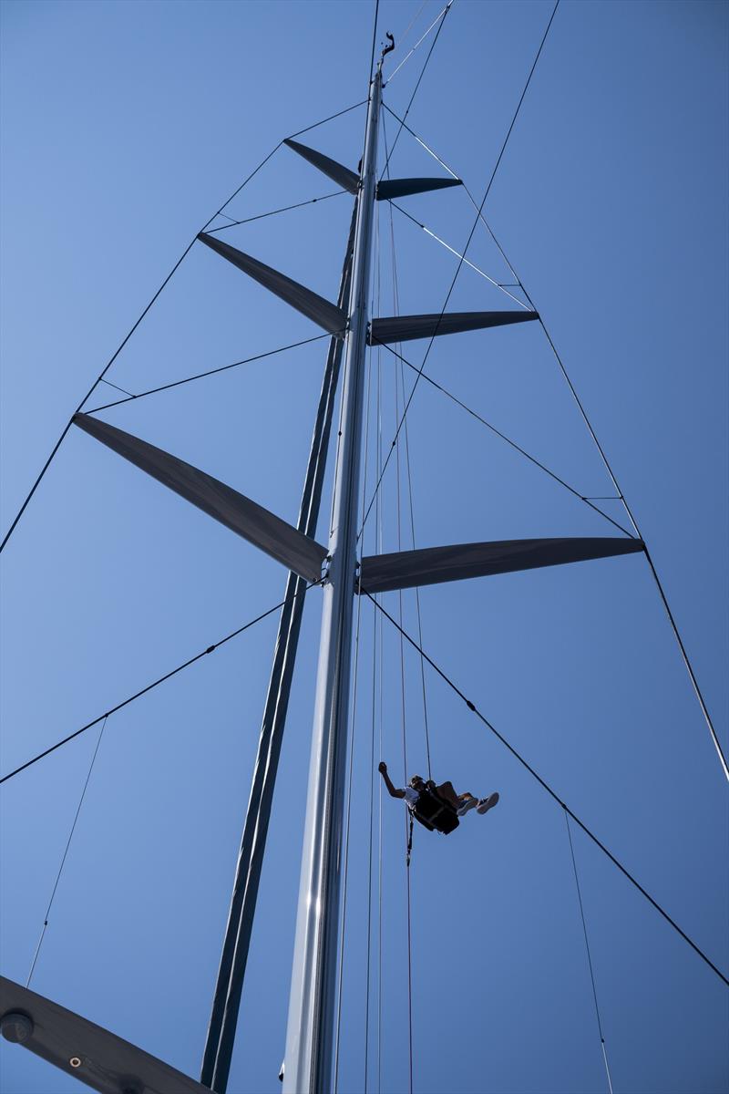 S/Y Aquarius deck details - photo © Royal Huisman