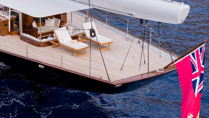 Aquarius II at anchor - photo © Royal Huisman