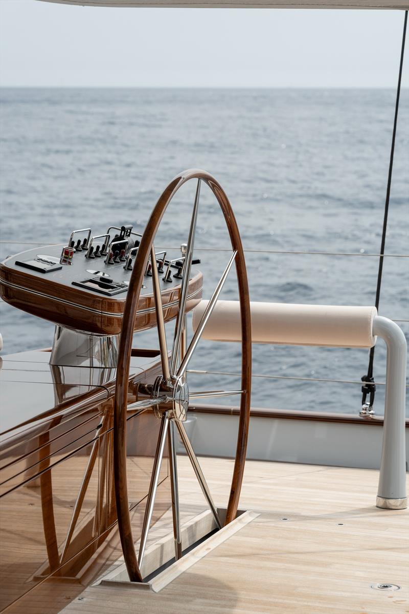Aquarius II at anchor - photo © Royal Huisman