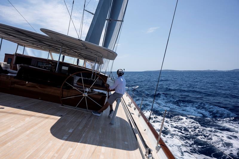 S/Y Aquarius sailing - photo © Royal Huisman