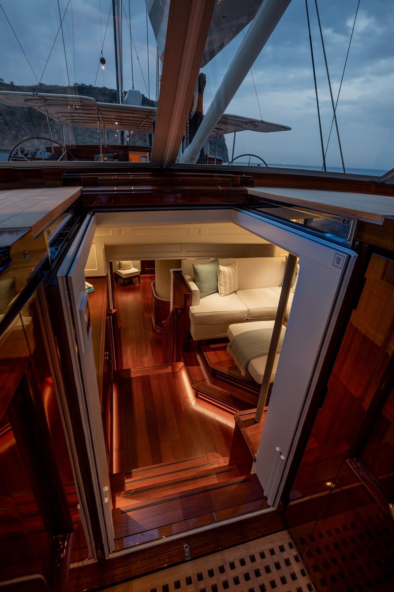 Aquarius II at anchor - photo © Royal Huisman