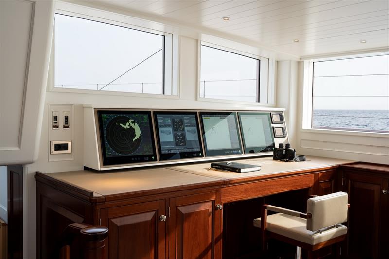 Aquarius II at anchor photo copyright Royal Huisman taken at  and featuring the Cruising Yacht class