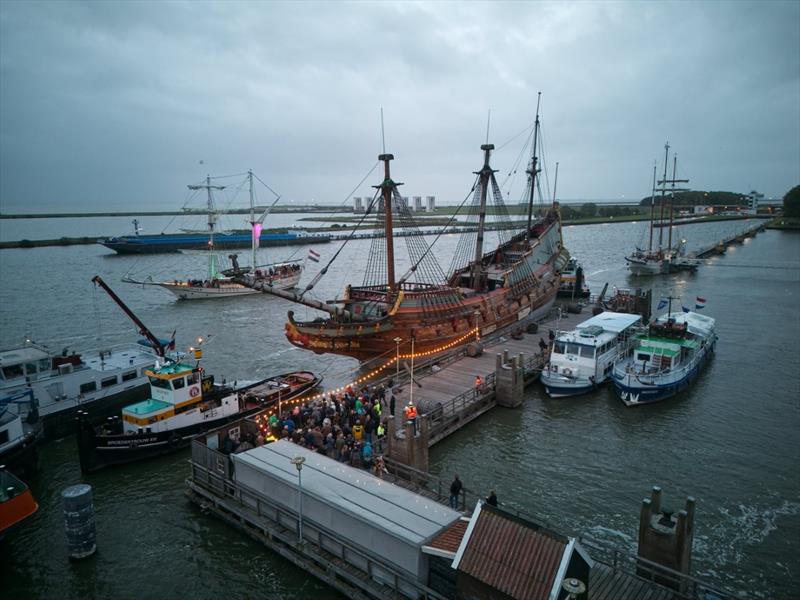 Batavia in Amsterdam - Damen Shiprepair Amsterdam photo copyright Ovv Sander Wit taken at  and featuring the Cruising Yacht class