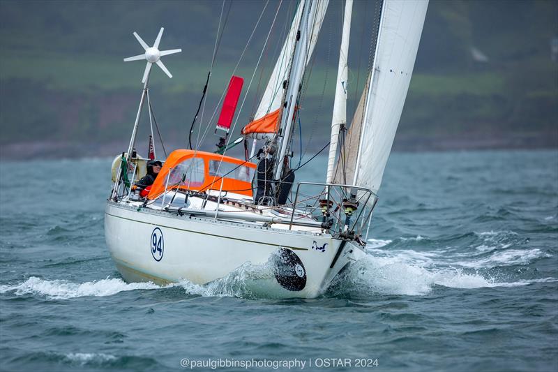 OSTAR 2024 photo copyright Paul Gibbins Photography taken at Royal Western Yacht Club, England and featuring the Cruising Yacht class