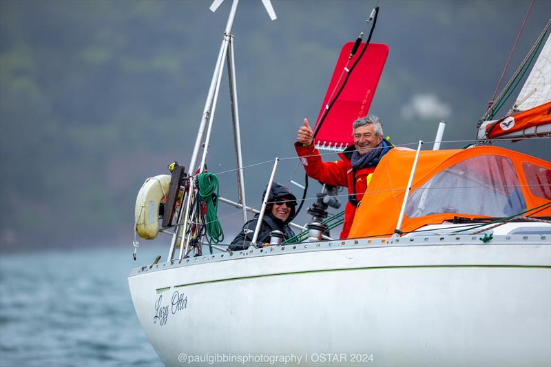 OSTAR 2024 photo copyright Paul Gibbins Photography taken at Royal Western Yacht Club, England and featuring the Cruising Yacht class