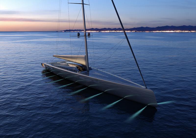 Royal Huisman's 85m (280ft) Project 410 - visual by Frers Design xl - photo © Royal Huisman