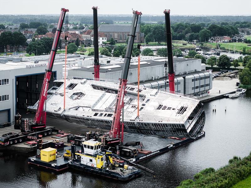 Royal Huisman's 85m (280ft) Project 410 photo copyright Royal Huisman taken at  and featuring the Cruising Yacht class