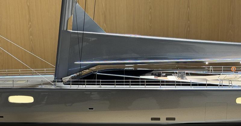 Royal Huisman's 85m (280ft) Project 410 scale model photo copyright Royal Huisman taken at  and featuring the Cruising Yacht class