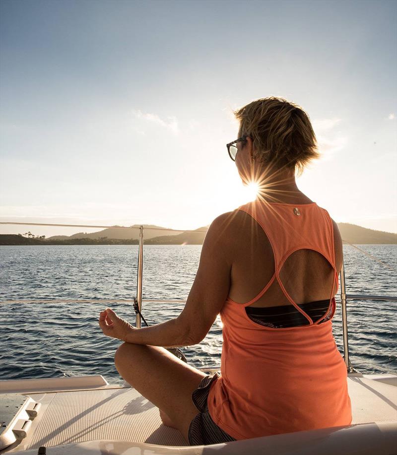 Leanne Meditating photo copyright Jean Baptiste Bieuville taken at  and featuring the Cruising Yacht class