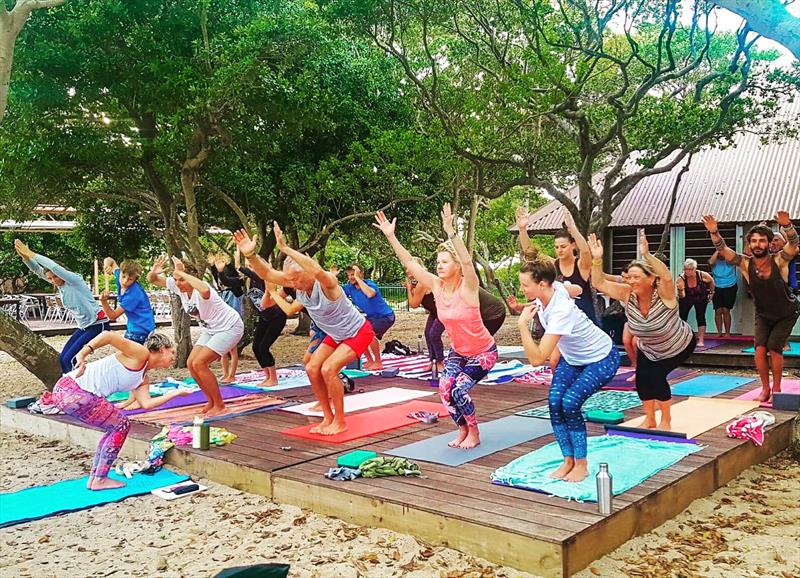 Leanne teaching in New Caledonia - photo © Leanne Hembrow