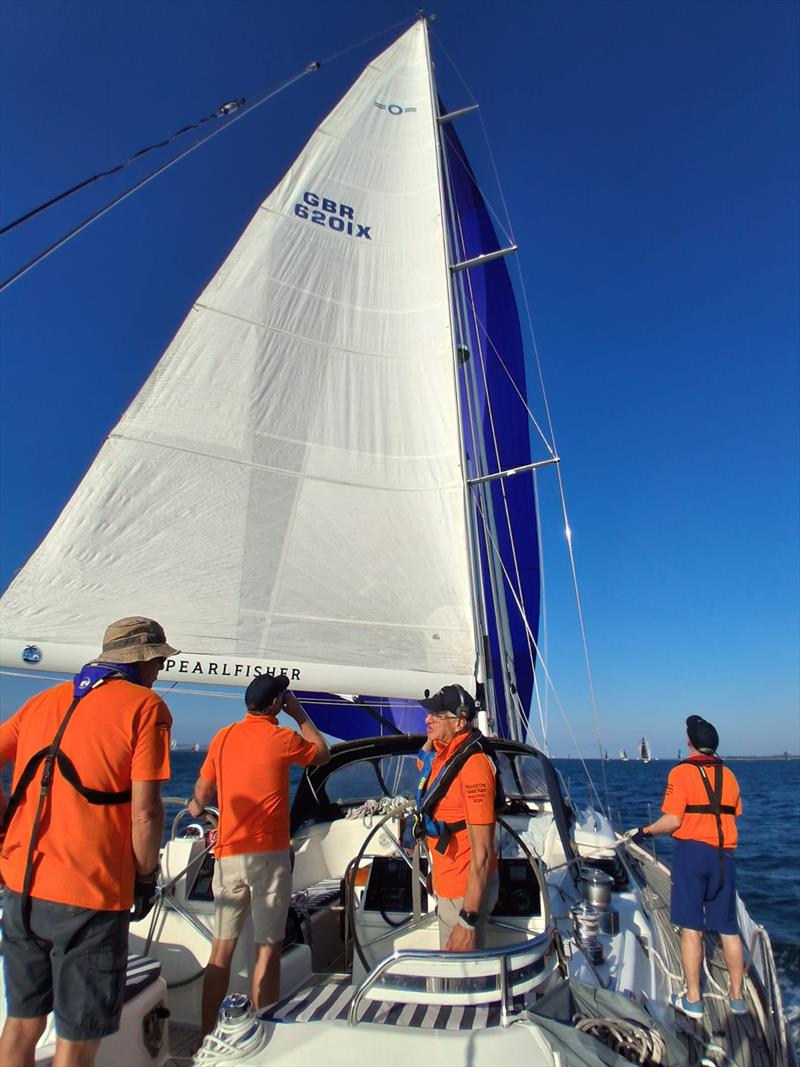 Pearlfisher under sail - photo © Advanced Rigging & Hydraulics