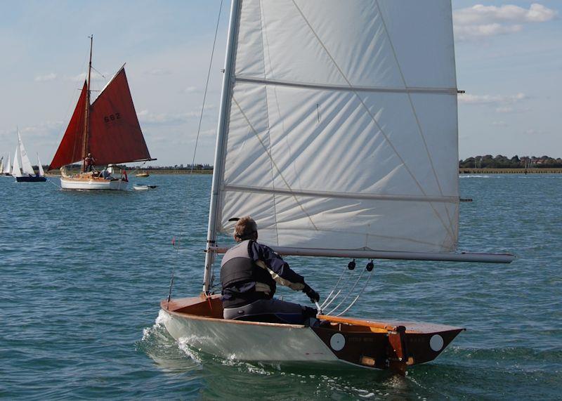 Shelley design of International Moth photo copyright David Henshall taken at  and featuring the Classic & Vintage Dinghy class