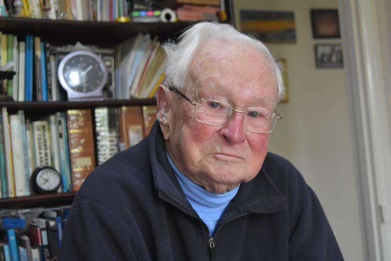 At 101 years old, Reg Bratt's amazing mind is still very active photo copyright David Henshall taken at  and featuring the Classic & Vintage Dinghy class