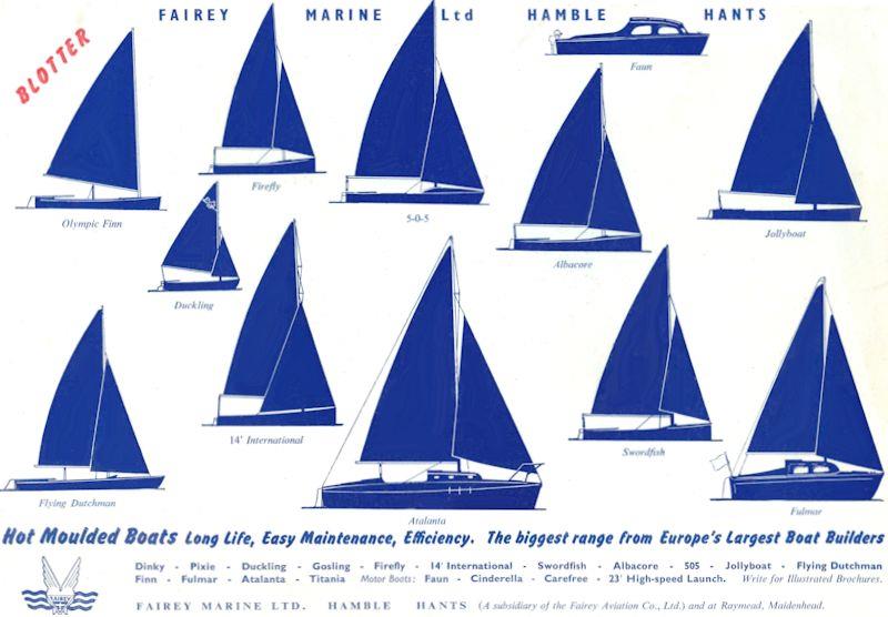 By the late 1950s Fairey Marine could rightly claim to not only have the widest range of boats, but also they were Europe's largest boatbuilder - photo © Fairey Marine