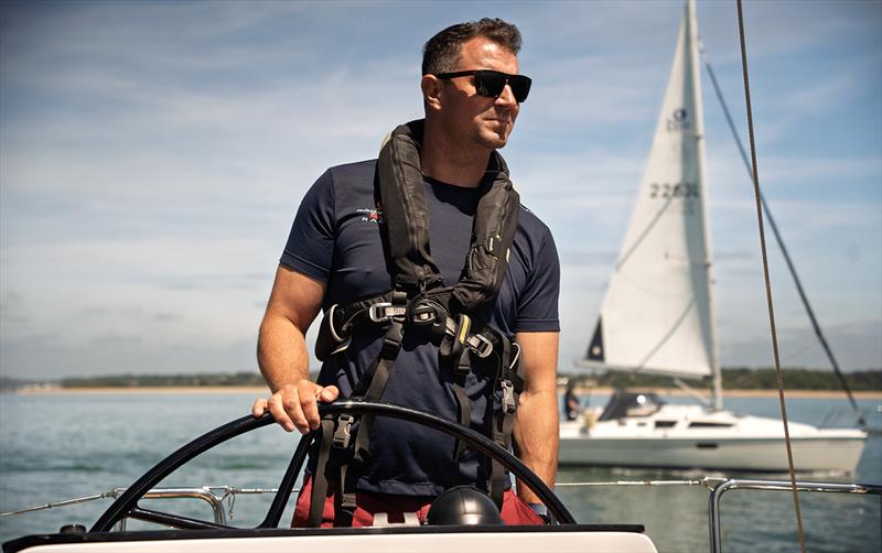 At the helm - photo © Cyclops Marine