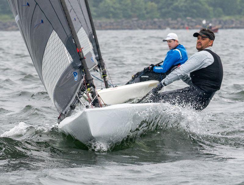 Adam during the Harken Devoti D-Zero 2026 Nationals at Dalgety Bay - photo © Neill Ross Photography