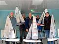 © Sally McKee Dovestone Sailing Club Radio Sailing (l-r) Richard Thackary, David Mckee, Colin Pierce, David Cheetham, Graham Masse © Sally McKee
